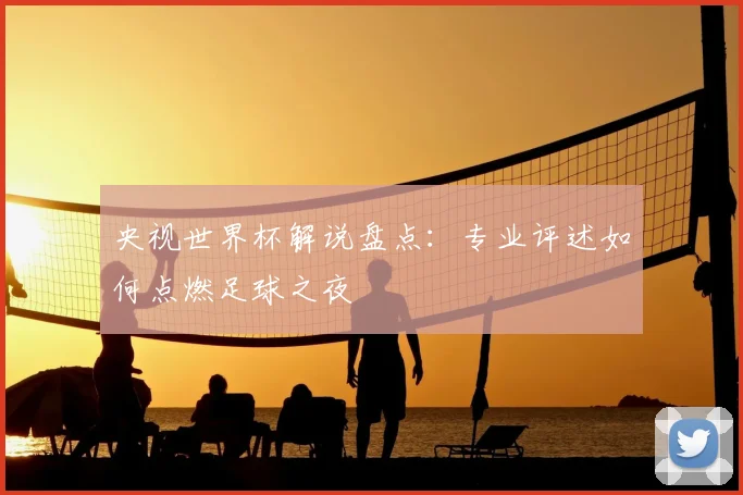 央视世界杯解说盘点:专业评述如何点燃足球之夜